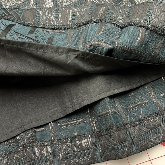 KIRNA ZABETE at TARGET Black Metallic Surplice Front Sleeveless Party Dress 14 - Picture 10 of 16